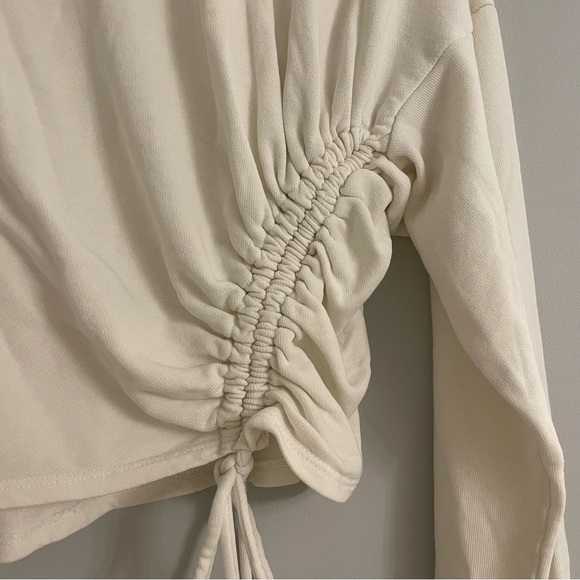 Lanston White Long Sleeve Cinched Top - Picture 5 of 5